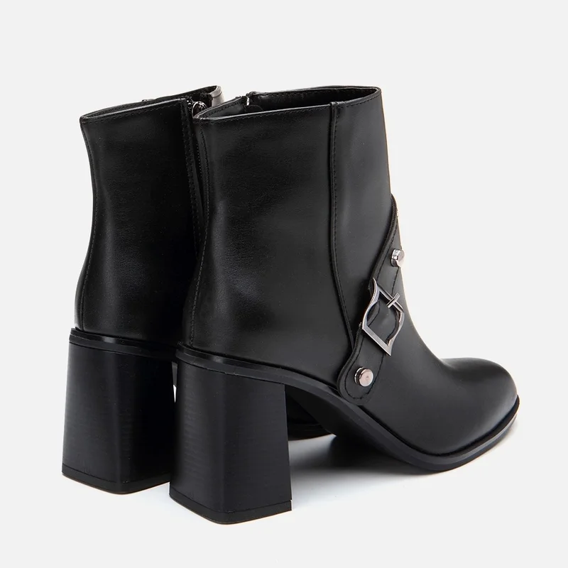 Hotiç 01BOH295350A100 BLACK Women's High Heel Boots