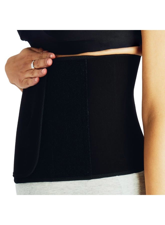 BELLY BANDIT Postpartum Belly Wrap w/Bamboo Viscose - Soft Tummy Binder for Pregnancy Recovery, Waist & Core Compression - Maternity Recovery Wrap for C-Section or Natural Delivery - Black, Large - Image 4