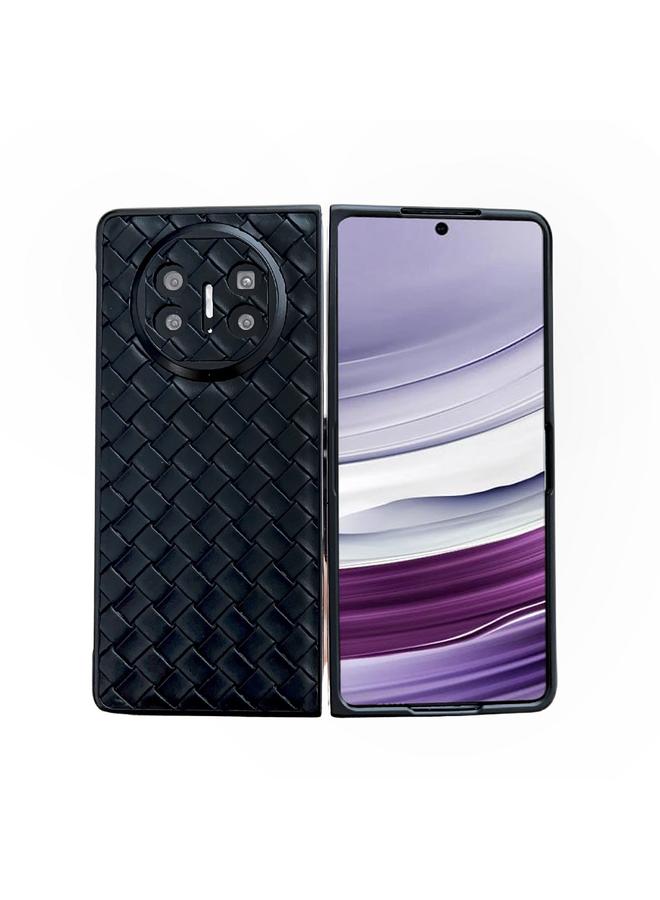 اس-توب جراب لهاتف Huawei Mate X5، جراب هاتف قابل للطي من مادة البولي يوريثان، منسوج وملمس ناعم - Image 1