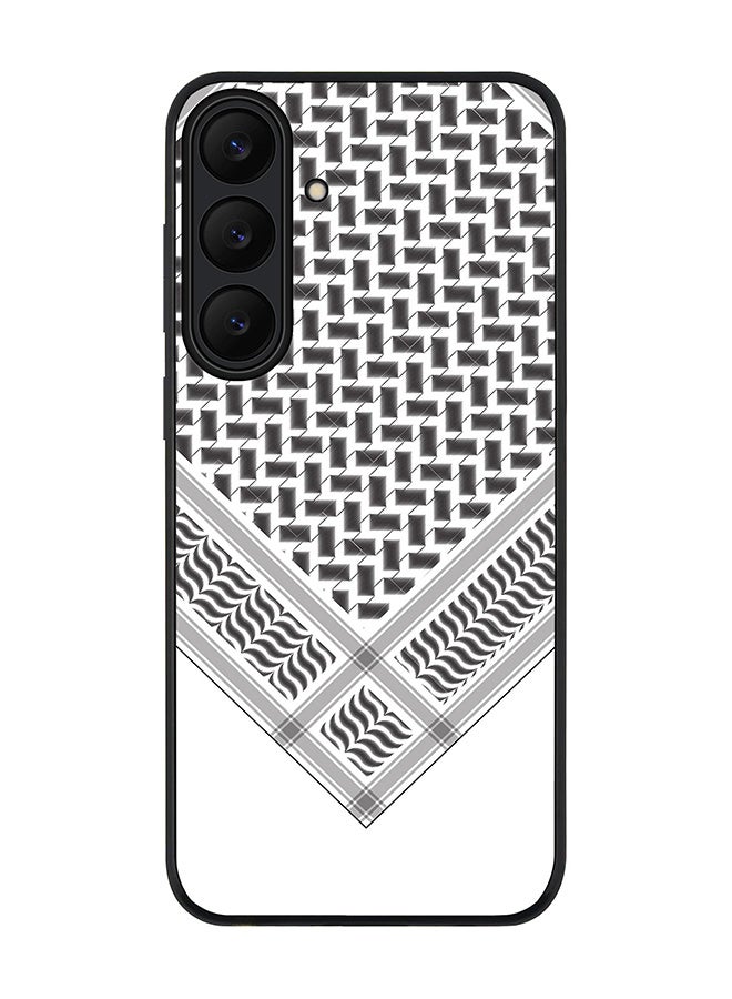 Stylizedd For Samsung Galaxy S25 FE Case,Slim fit Camera Protection, Shockproof Thin Phone cover  - Victory Shemag(Black)