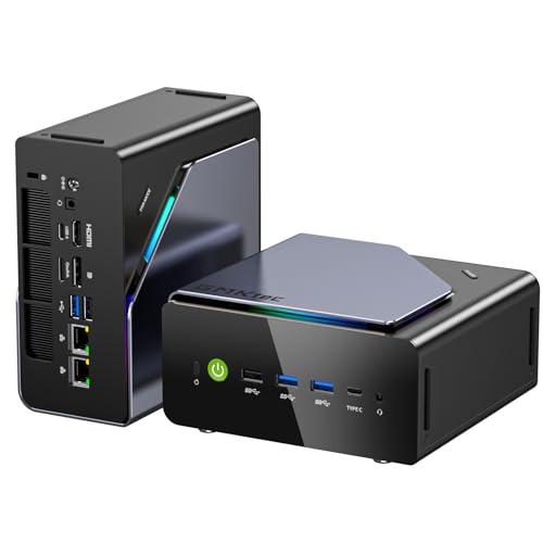 GMKtec K12 Gaming Mini PC Oculink AMD Ryzen 7 H 255 (Upgraded 8745HS) 32GB DDR5 RAM 512GB SSD, Desktop Computer Radeon 780M Graphics, 3X M.2 2280 Storage Expansion, Dual NIC 2.5G, HDMI 2.1, USB4 - Image 1