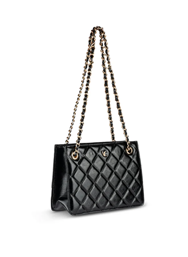 فينتشي حقيبة كتف مبطنة بسلسلة نسائية