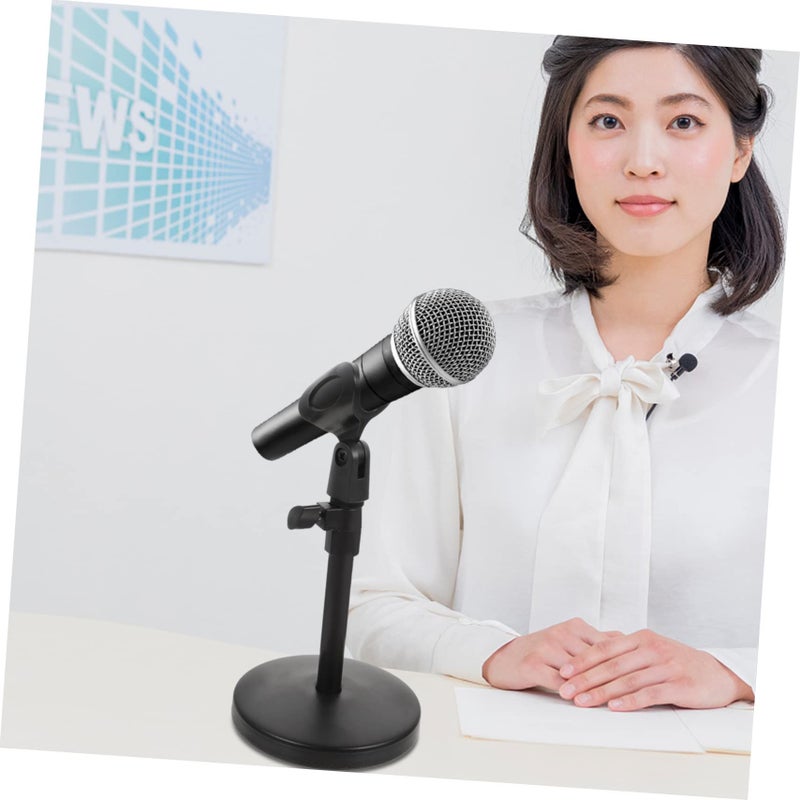 Adjustable Microphone Stand With Heavy Base For Podcast Streaming Home Studio - Image 3