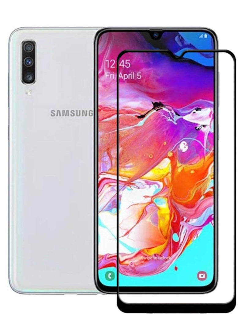 ACLIX Antistatic ESD Dustproof Premium Quality High Definition Tempered Glass Screen Protector Designed For Samsung Galaxy A70 - Image 1