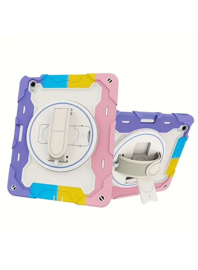 Heavy Duty Shockproof Protective Case With Stand For iPad Mini 6 Green Red - Image 1