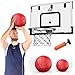 HYES 24 x 16 Large Basketball Hoop Indoor for Adults Over The Door Basketball Hoop with Sturdy Backboard Big Basketball Toys Gifts Ideas for Man Kids Teens Boys Girls Black - Image 3