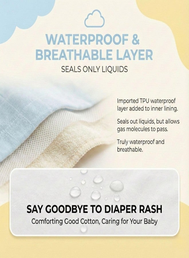 Bembika Baby Training Pant Soft Cotton Reusable Potty Training Pants For Kids Leak-Resistant, Padded Underwear For Babies To Support Diaper Free Transition (M Size For 12-18 Months Pack Of 2) - Image 2