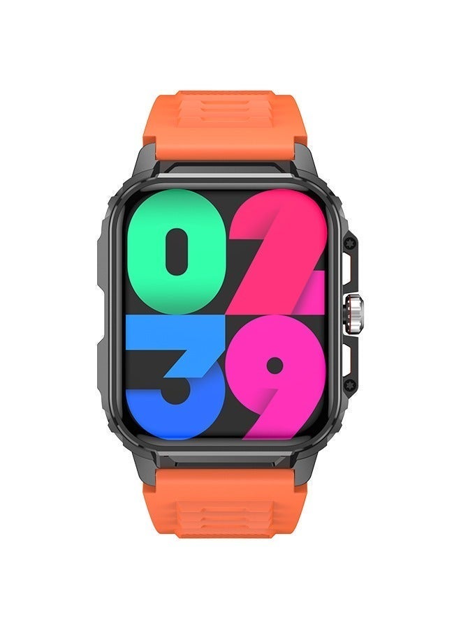 JOYFOCUS Y1 Smartwatch Low-Power Sports Watch Health Monitoring, Sleep Tracking, Bluetooth Calls, Social Notifications-Orange - Image 2