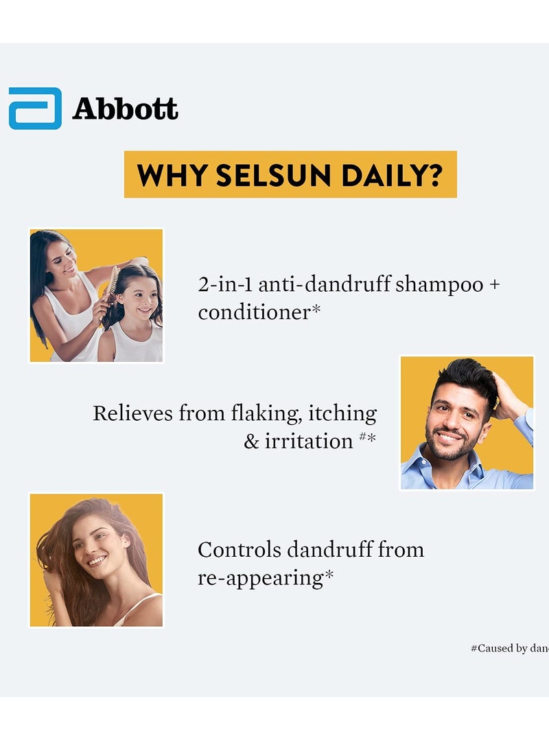 Selsun Daily Anti Dandruff Shampoo for Dry Scalp 120ml - Image 3