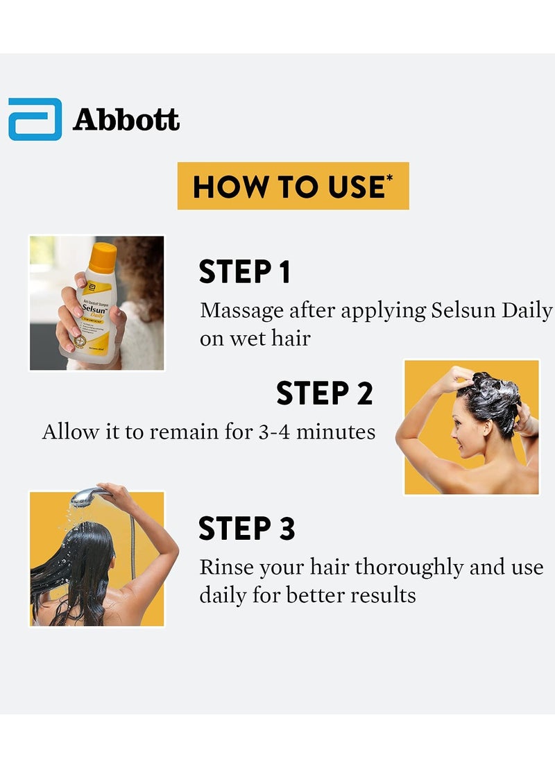 Selsun Daily Anti Dandruff Shampoo for Dry Scalp 120ml - Image 4
