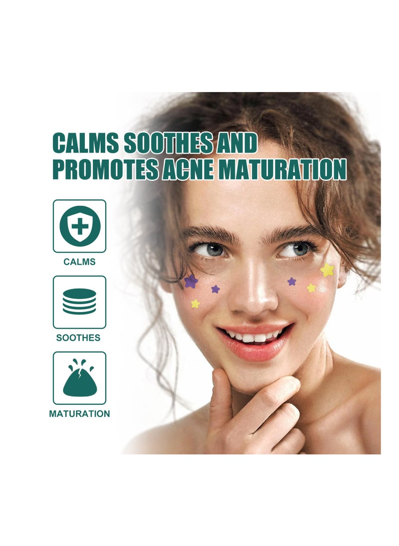 EELHOE Acne  Pimple Patch 112 Patches Star Shaped Repair Acne Fade Spots Acne Prints Cover Acne Repair Patch  Repairs Acne And Reduces Scarring Fades Dark Spots And Acne Marks Safe And Gentle On Skin  - Image 5