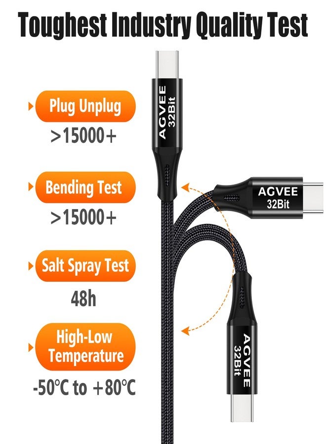 AGVEE 6.6ft Dual DAC 32Bit/384kHZ USB C to RCA Audio Cable, Type C to 2RCA Y Splitter Cord for iPhone 16 15 iPad Pro Samsung Galaxy S24 S23 S22 S21, Google Pixel Series, Amplifiers, Black - Image 5