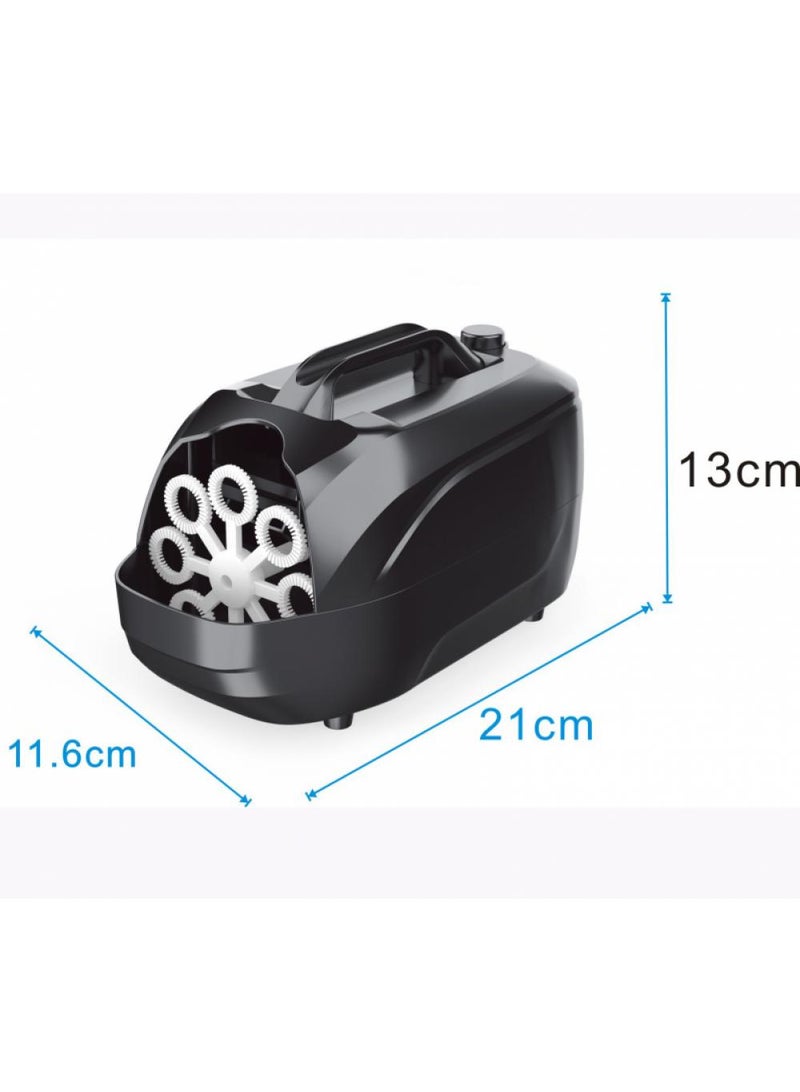 Y&D Kids Suitcase Shape Electric Bubble Blower Black - Image 4