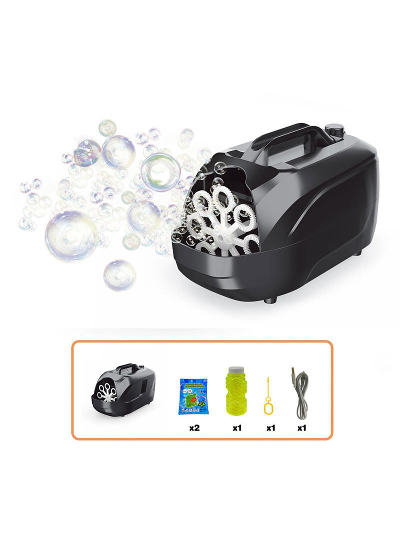 Y&D Kids Suitcase Shape Electric Bubble Blower Black - Image 3