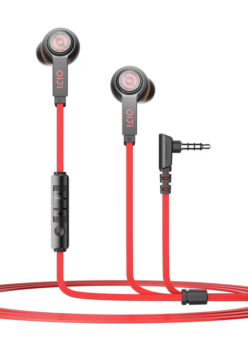 PIVA S5 Wired Surround Gaming Headset with Control Buttons and Mic with AUX Elbow Cable (Screw) - Image 1
