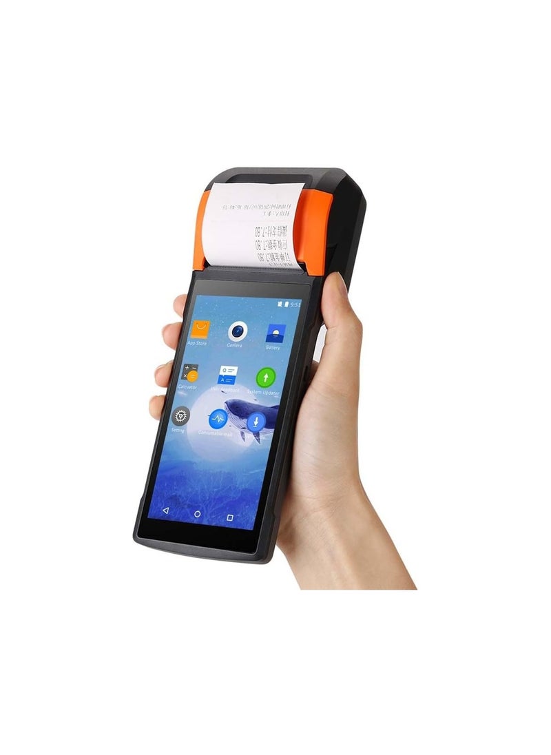 Sunmi V2 POS Terminal with Receipt Printer, Speaker, Camera and Barcode Scanner All in One Handheld PDA Printer, Android 7.1 System, Support 4G, WiFi and Bluetooth.