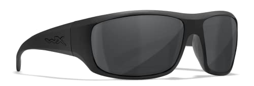 Wiley X WX Omega Sunglasses, Safety Glasses for Men and Women, UV Eye Protection for Shooting, Fishing, Biking, and Extreme Sports, Matte Black Frames, Tinted Lenses - Image 2