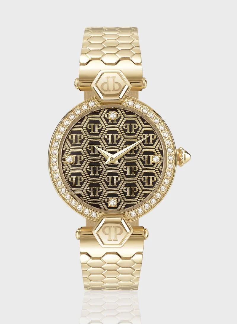 PHILIPP PLEIN Steel Strap Analog Watch