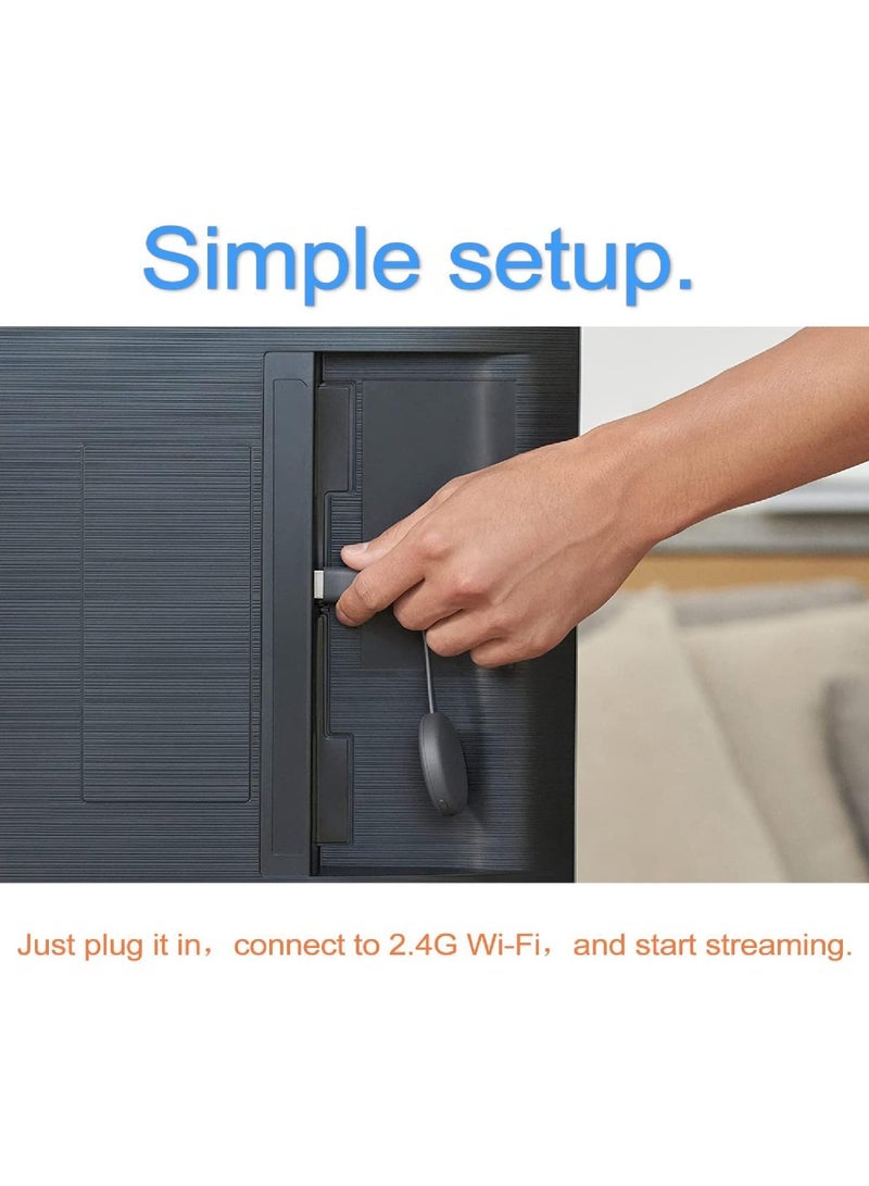 Captaintech 4K/2K Wireless HDMI Adapter – Stream from Phone, Tablet u0026 PC to TV/Projector | Supports AirPlay, Miracast u0026 DLNA for Movies, Live TV u0026 Shows ﻿ - Image 4