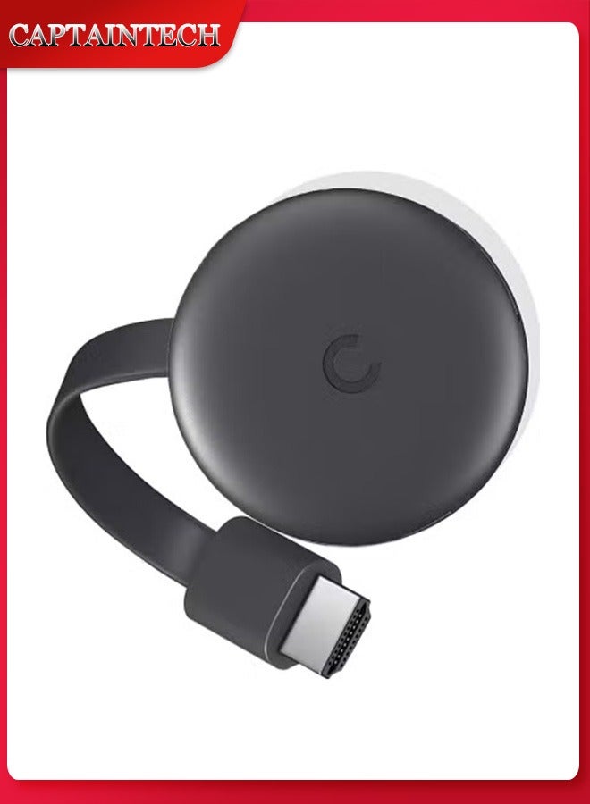 Captaintech 4K/2K Wireless HDMI Adapter – Stream from Phone, Tablet u0026 PC to TV/Projector | Supports AirPlay, Miracast u0026 DLNA for Movies, Live TV u0026 Shows ﻿ - Image 1