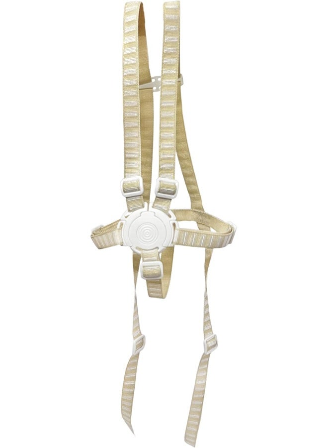 ZARPMA High Chair Straps, Universal Replacement Harness Strap Belt for Chair Compatible for Tripp Trapp Stokke HighChair (Yellow) - Image 1