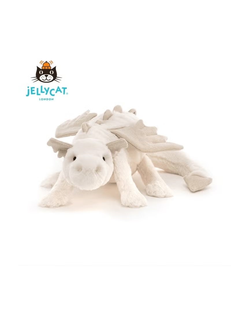 White  Dragon Fur Toy - Image 1