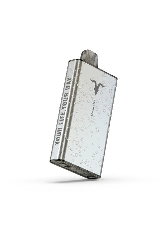 ignite Lemon Lime 40000 Puffs 5mg Nicotine Rechargeable Disposable Vape - Image 1