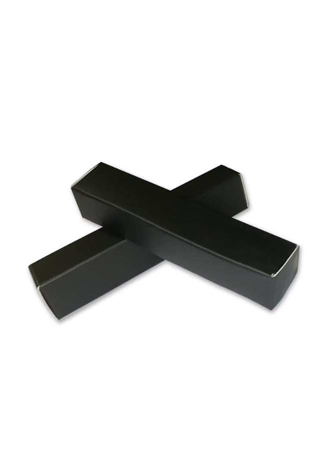 ANZKA 50 Pcs Lip Balm Boxes Packaging 68x18x18cm Wrapping Box for 015Oz Lipbalm Containers Tubes 55ml DIY Lipsticks Black Package Boxes - Image 4