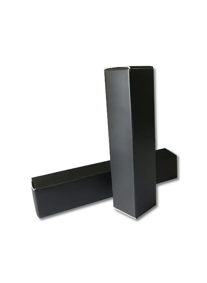 ANZKA 50 Pcs Lip Balm Boxes Packaging 68x18x18cm Wrapping Box for 015Oz Lipbalm Containers Tubes 55ml DIY Lipsticks Black Package Boxes - Image 1