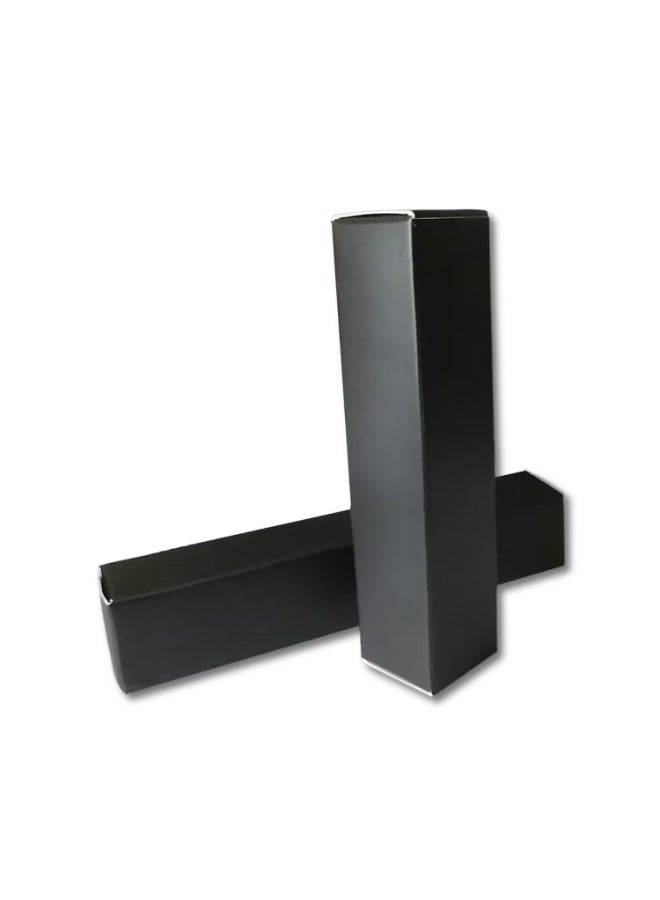 ANZKA 50 Pcs Lip Balm Boxes Packaging 68x18x18cm Wrapping Box for 015Oz Lipbalm Containers Tubes 55ml DIY Lipsticks Black Package Boxes - Image 2