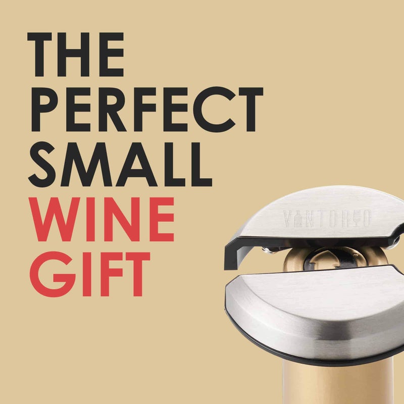 Vintorio Easy Wine Foil Top Cutter - Cut Bottle Capsules and Neck Labels - Sharp Remover for Wine Seals - Tough Metal, Stainless Steel Plated Body - Image 2