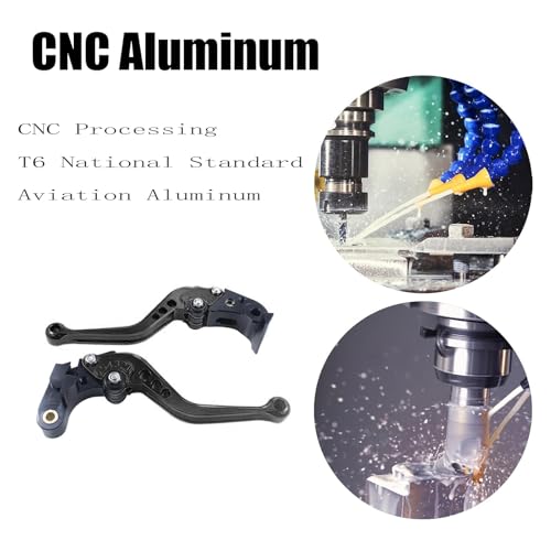 Adsspro Motorcycle CNC Aluminum Short Brake Clutch Levers Lever Handle for GSXR600 2006-2022 GSXR750 2006-2022 GSXR1000 2005-2006 GSXR1000 2009-2022 GSX-S1000/F/S/ABS 2015-2022 Motorbike （Black） - Image 2