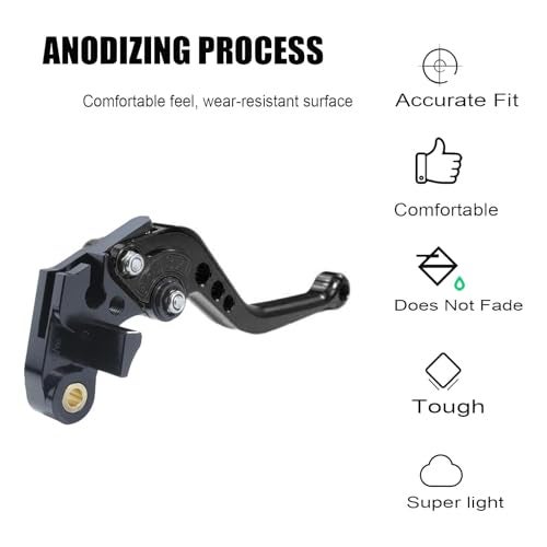 Adsspro Motorcycle CNC Aluminum Short Brake Clutch Levers Lever Handle for GSXR600 2006-2022 GSXR750 2006-2022 GSXR1000 2005-2006 GSXR1000 2009-2022 GSX-S1000/F/S/ABS 2015-2022 Motorbike （Black） - Image 3