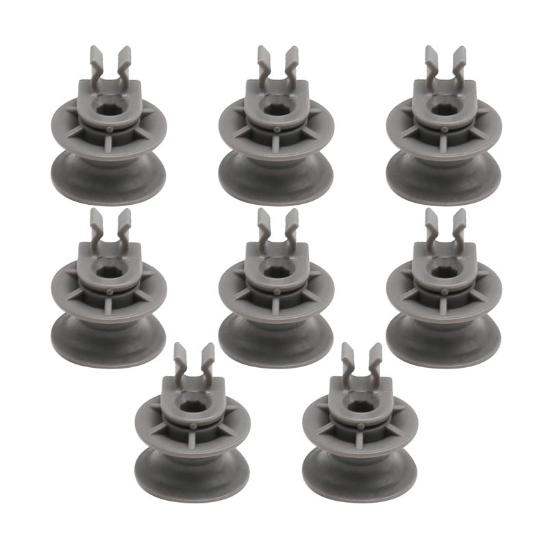 DUZFOREI 4581Dd3002A عجلات الرف العلوي لغسالة الأطباق 8 قطع، استبدال مجموعة المحور والأسطوانة لغسالة الأطباق Lg 4581Dd9001B Ap4437685 1266813 - Image 2