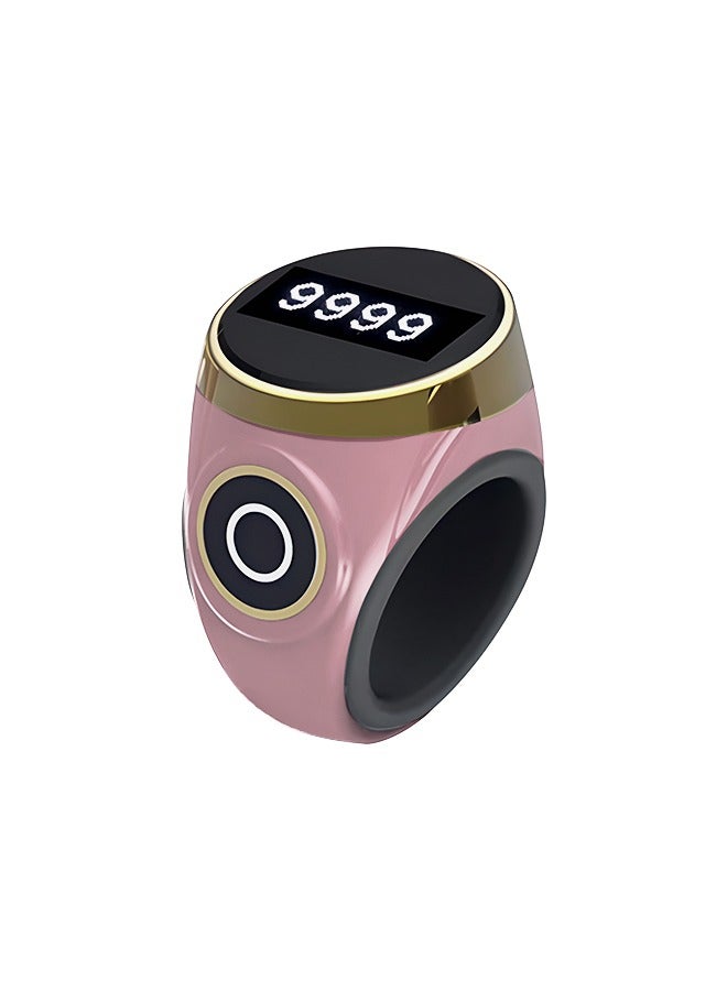 Tasbeeh Ring, Waterproof Smart Counter, OLED Display Four-Digit Display, High Sensitive Sensor Accurate Counting - Image 1