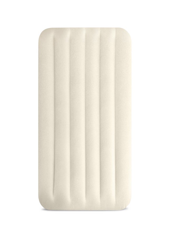 INTEX 10" Inch Twin Dura-Beam Single-High Airbed combination Beige/Grey - Image 3
