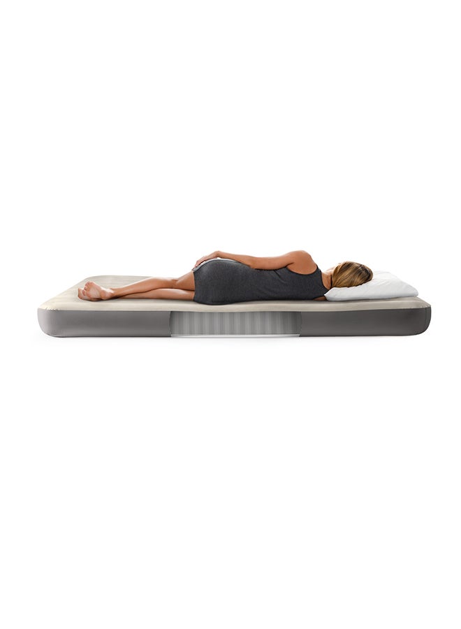 INTEX 10" Inch Twin Dura-Beam Single-High Airbed combination Beige/Grey - Image 4