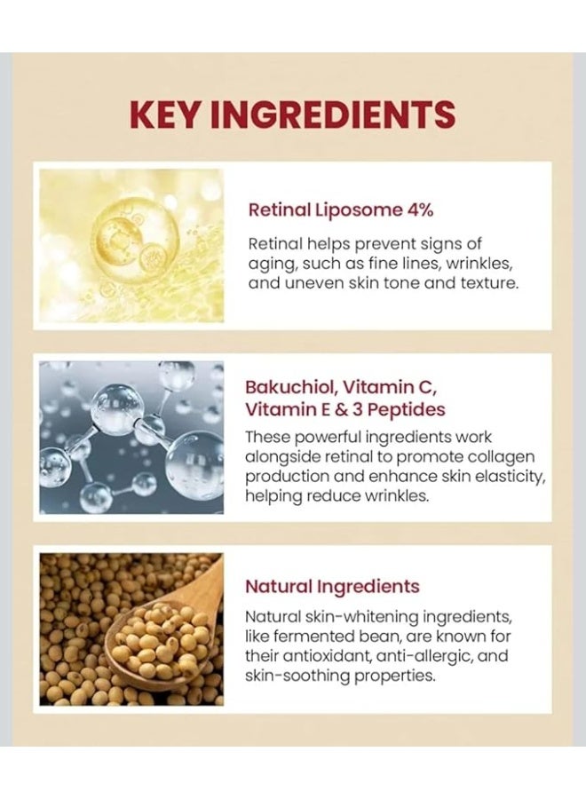 K-SECRET Seoul 1988 Eye Cream Retinal Liposome 4% + Fermented Bean 30ml - Image 4