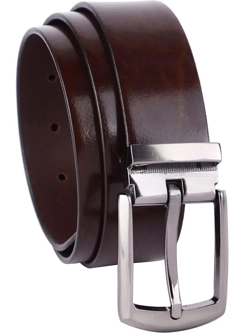 HAMMONDS FLYCATCHER Leather Belt for Men - Perfect for Formal and Casual Wear - Adjustable Waistband up to 46 Inches - Autolock Belt for Formal and Casual Wear