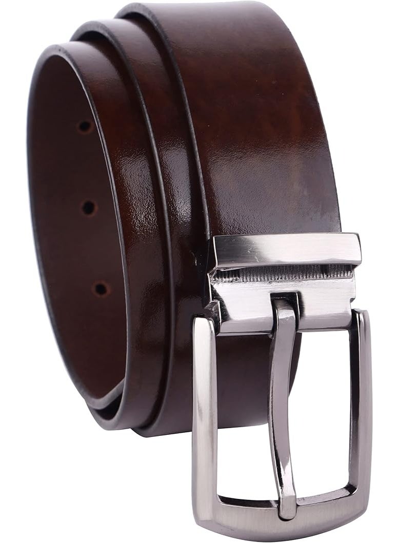 HAMMONDS FLYCATCHER Leather Belt for Men - Perfect for Formal and Casual Wear - Adjustable Waistband up to 46 Inches - Autolock Belt for Formal and Casual Wear - Image 1