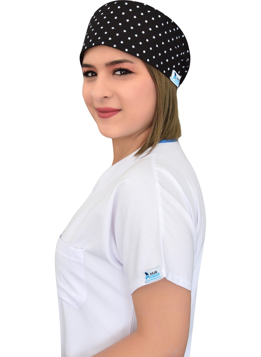 Nur Orthopedics Black Star Doctor Nurse Hospital Medical Surgical Bonnet - pzsku/ZE52DDE0E33189F331A6BZ/45/_/1725892452/297ec812-0629-4ae8-b495-b8f86de7b62f