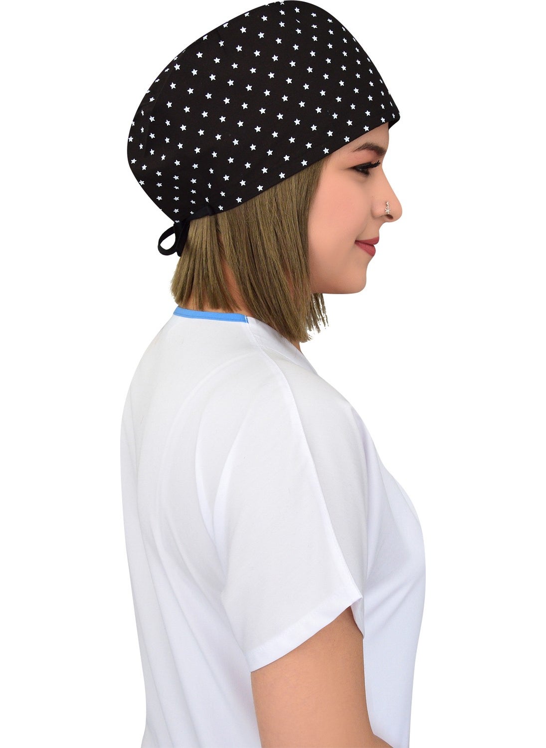 Nur Orthopedics Black Star Doctor Nurse Hospital Medical Surgical Bonnet - pzsku/ZE52DDE0E33189F331A6BZ/45/_/1725892464/b8721133-4644-4dd5-bd8c-cd37d9e10e1f