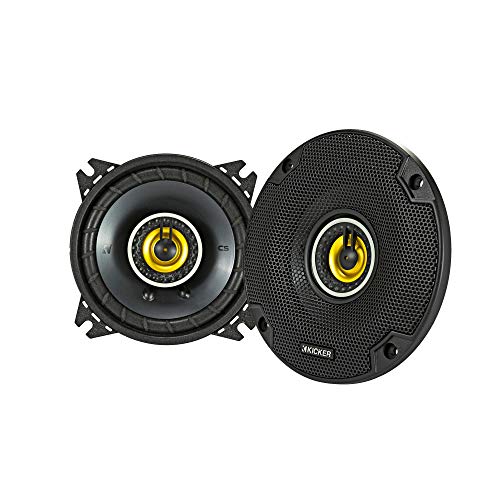 KICKER 46CSC44 CS-Series CSC4 4-Inch (100mm) Coaxial Speakers, 4-Ohm (Pair) - Image 1