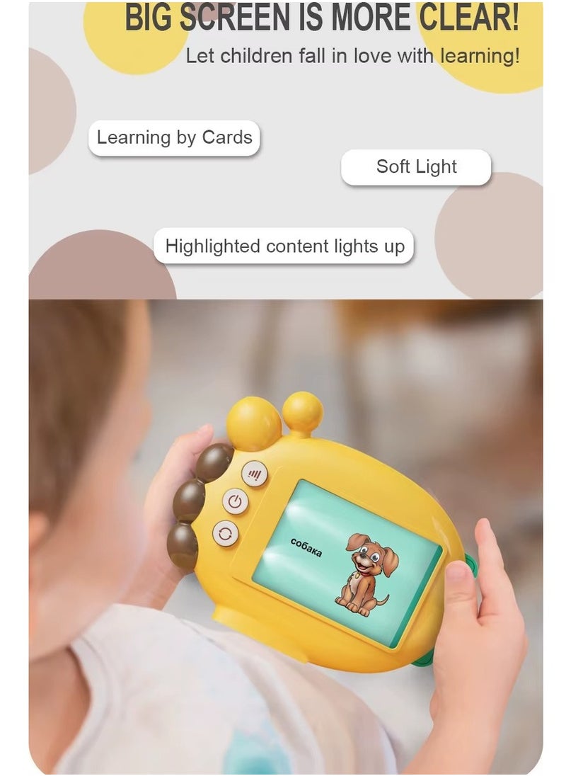 Flash Cards with Sound Effects, Talking Flash Cards, Toddler Learning Toy with 60 Double-sided Learning Cards, Educational Interactive Toys, Fun Toddler Travel Toys, Ideal Gift for Kids  - Image 5