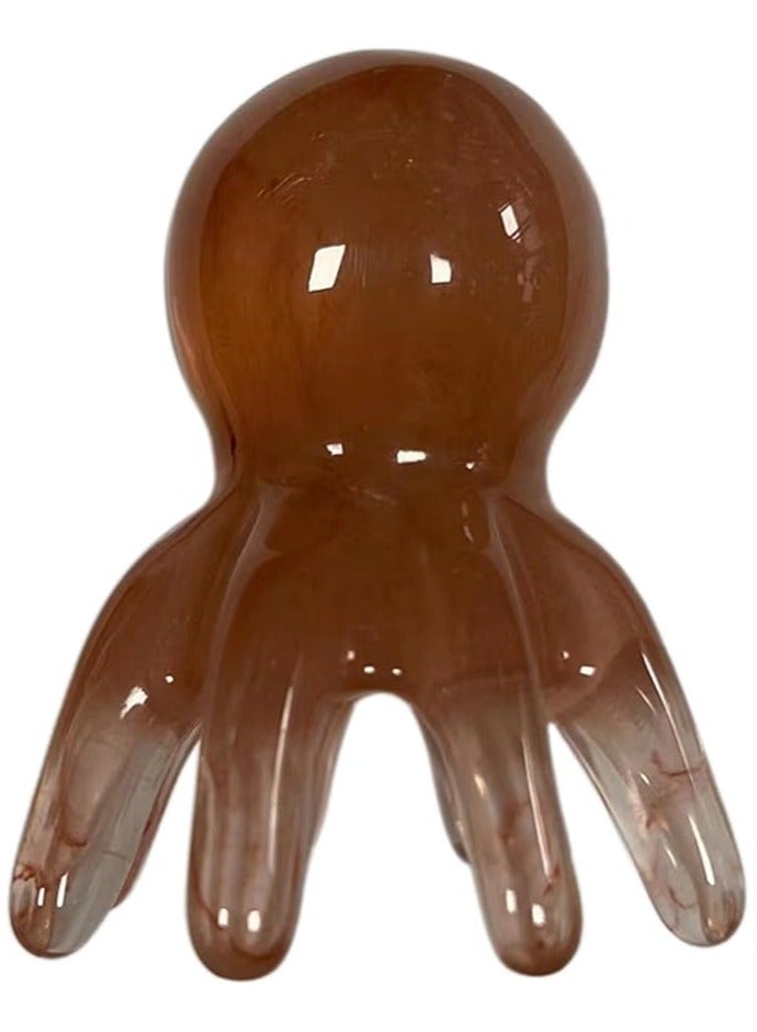 general Scalp Massager, Octopus Shape Resin Scalp Scratcher, Head Scratcher, Gua Sha Protable Comfortable Head Massage Tool for Women Men Cleaning Care - Image 1