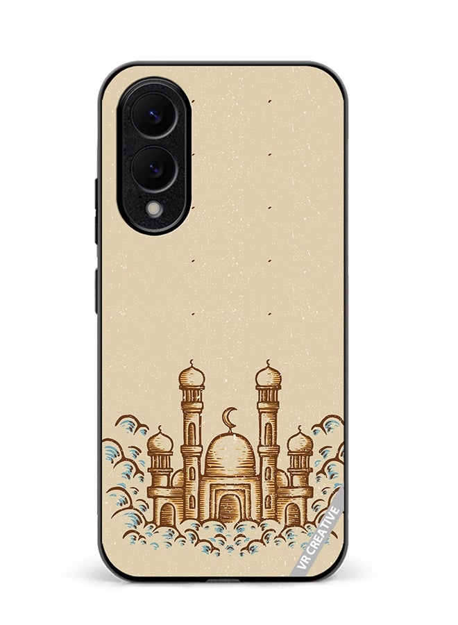 VR CREATIVE Protective Case Cover For Samsung Galaxy S25 Edge Mosque Design Multicolour