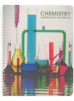 BookFactory BookFactory Student Chemistry Carbonless Lab Notebook Scientific Ruled Format 75 Sets of 85 X 11 Pages  150 Sheets Total  Duplicator WireO Bound LAB075WTRCHEMD  - Image 1