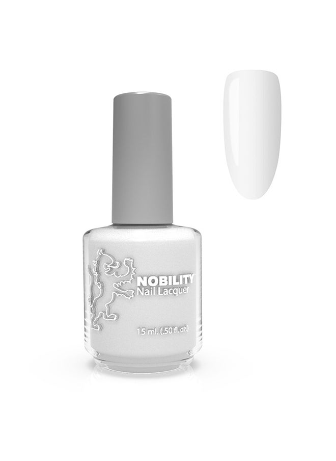 Lechat - Nobility Nail Polish Shine And Last Lacquer 15ml, White NBNL01 - Image 1