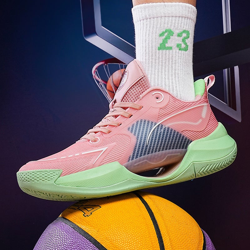 Ultra-Light 2.0 Bow Plantar High Elastic Cushioning Basketball Shoes Men'S And Children'S Students Light-Sole Sports Competition Shoes Friction Sound - Image 4