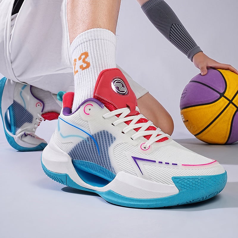 Ultra-Light 2.0 Bow Plantar High Elastic Cushioning Basketball Shoes Men'S And Children'S Students Light-Sole Sports Competition Shoes Friction Sound - Image 5